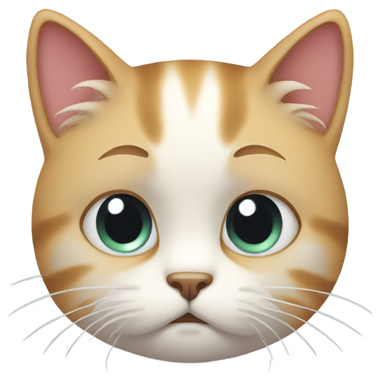 genmoji : Chat très déçu
