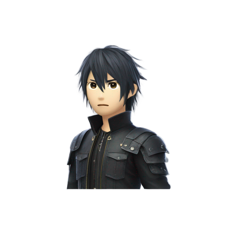 genmoji：Final fantasy 15 Noctis Lucis Caelum