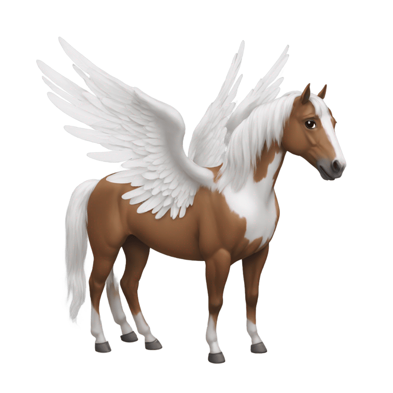 genmoji: a horse with wings