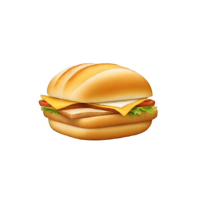 genmoji：一个带生菜和菲力牛肉的三明治
