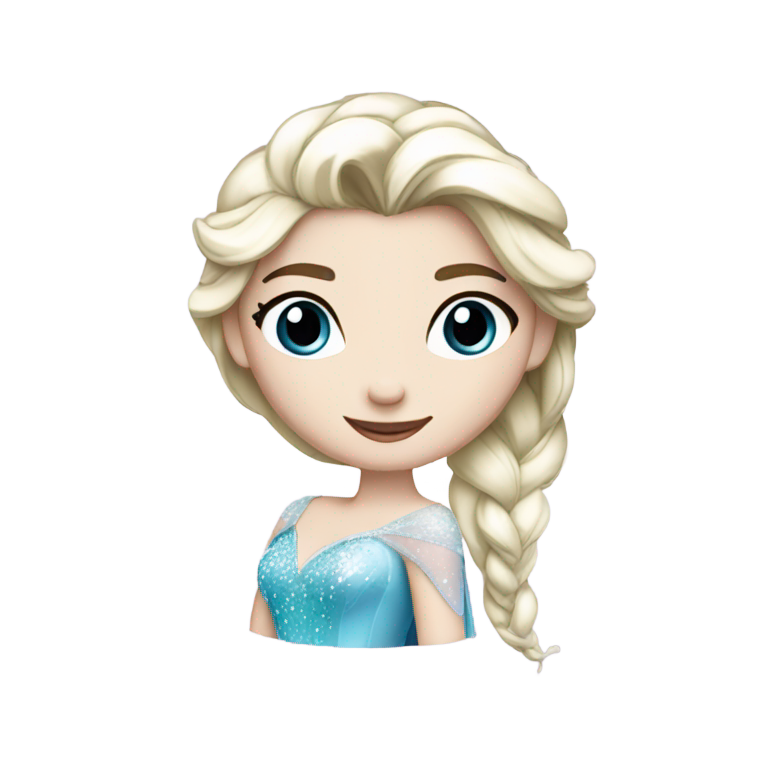 genmoji：pin inpired elsa
