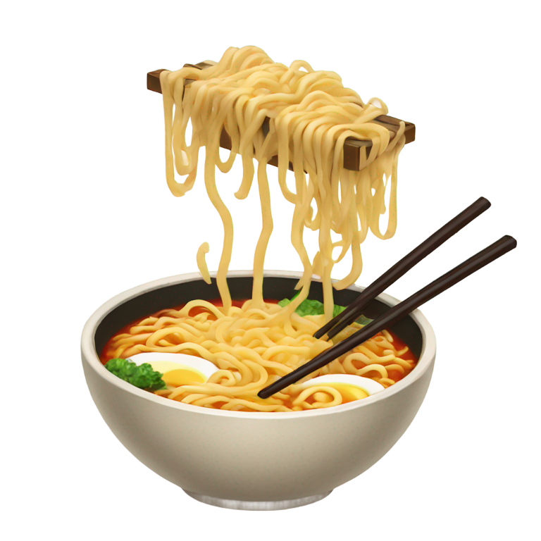 絵文字：ラーメン・ブルダック