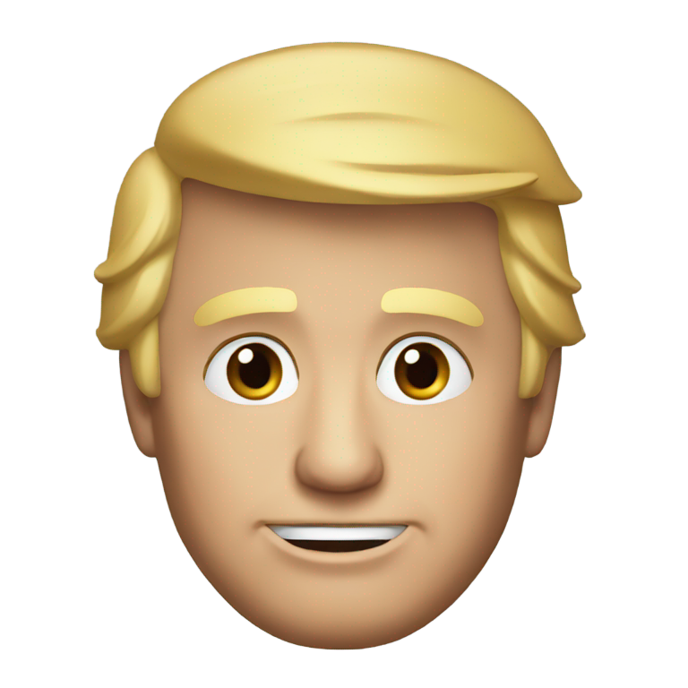 genmoji : Donald Trump avec un arc