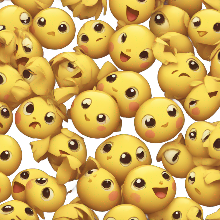 genmoji : Un poussin mignon excité