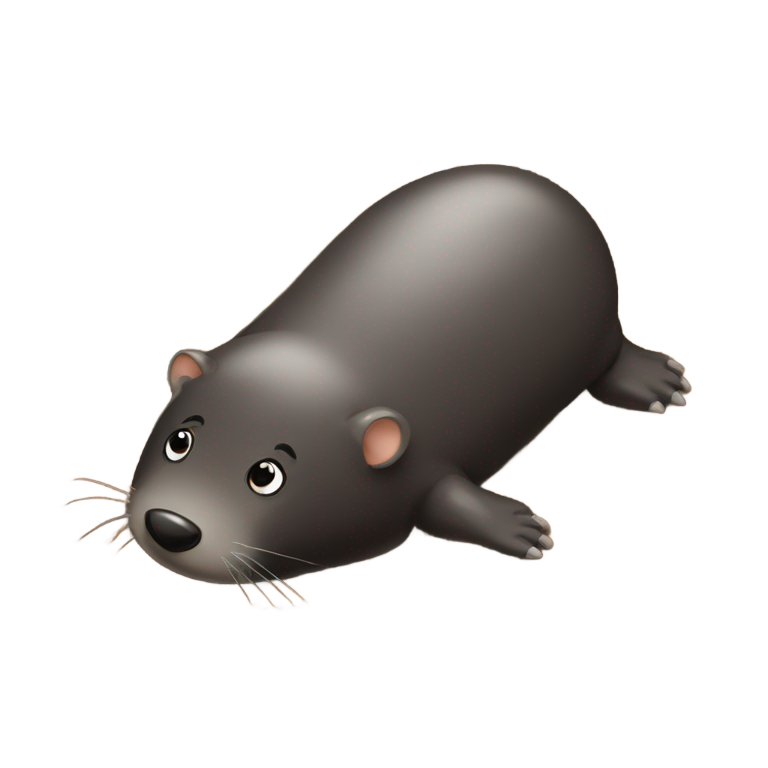 genmoji：地上的鼹鼠