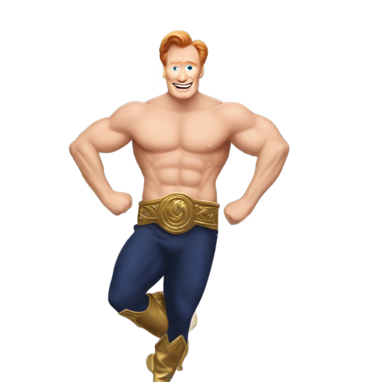 genmoji：柯南·奥布莱恩作为奇异果舞者