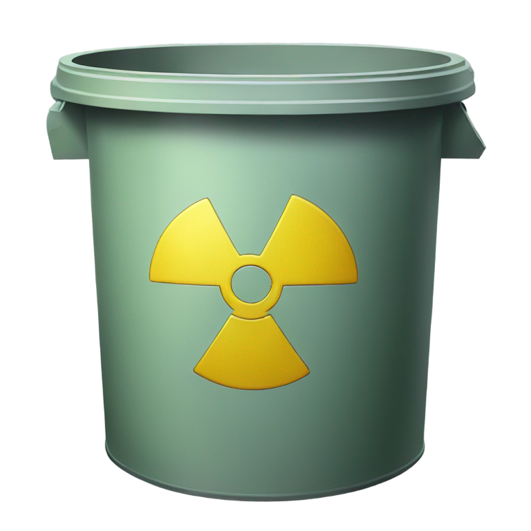genmoji : Poubelle pour déchets nucléaires