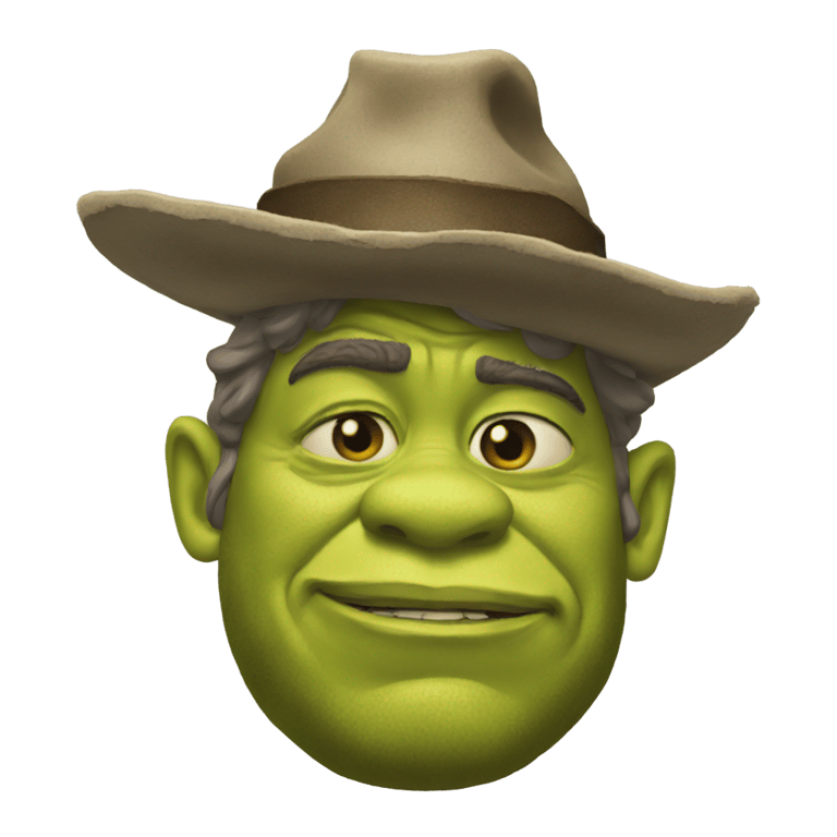 genmoji : Pimp shrek