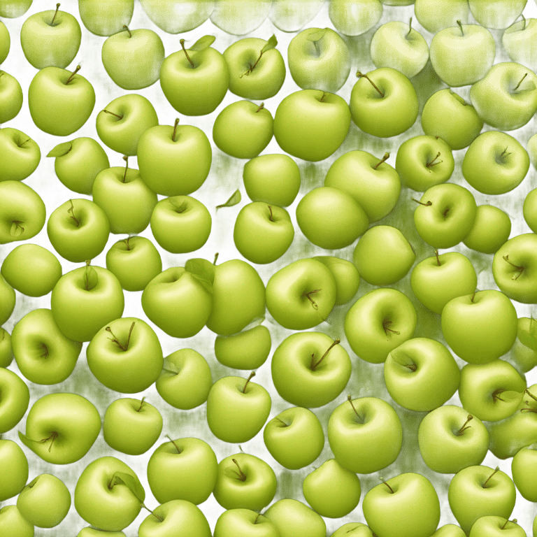 genmoji：Golden delicious apple