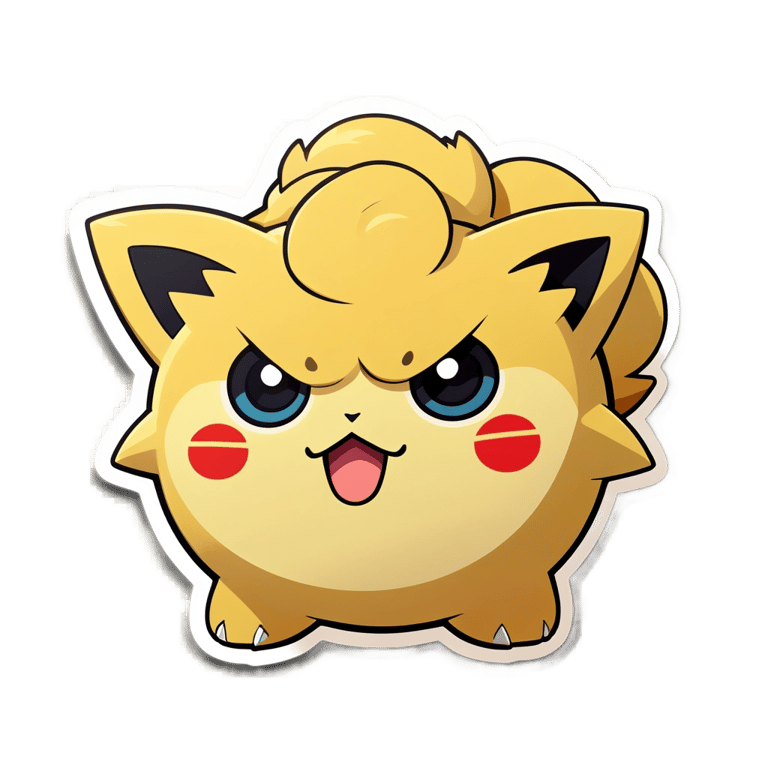 genmoji: Golden Jigglypuff