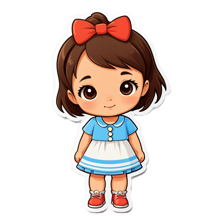 genmoji : Petite fille adorable de Mattie Sladky !!!