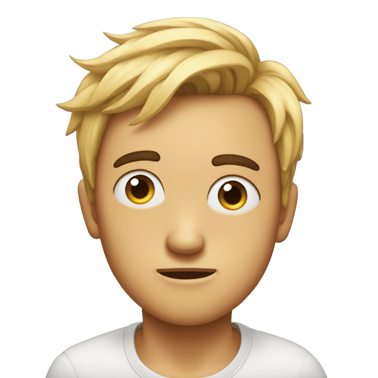 genmoji : regard latéral emphatique
