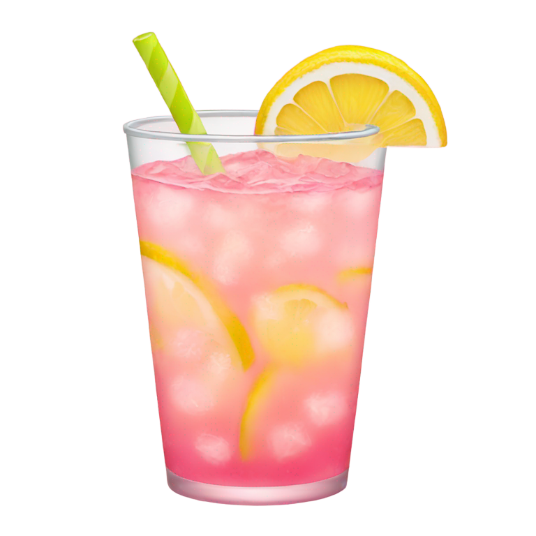 genmoji: Pink lemonade