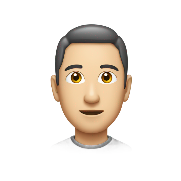 genmoji：浑身红色水渍的人，闭着眼睛