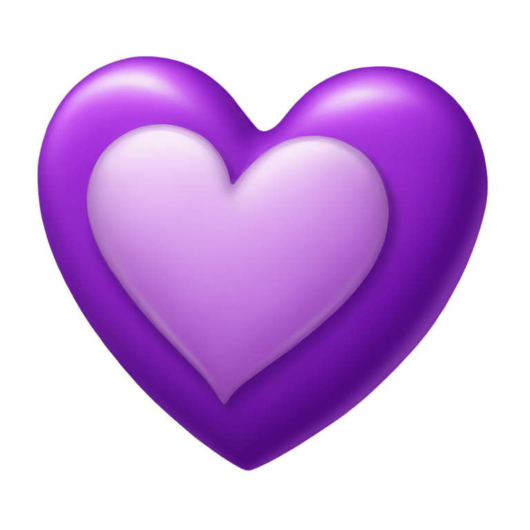 genmoji : Purple heart