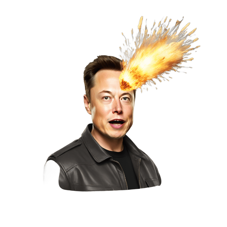 genmoji : Elon Musk Exploding