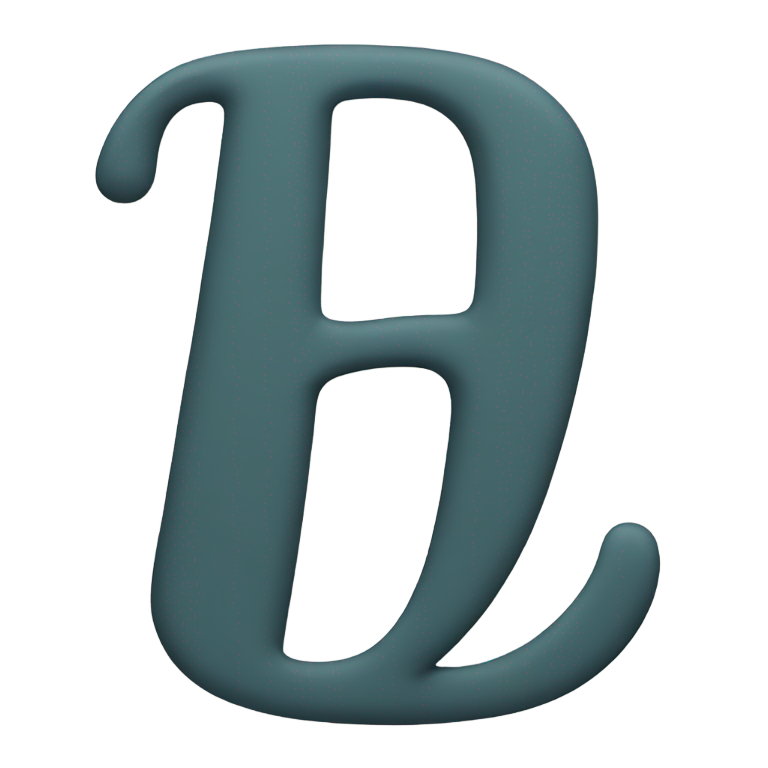genmoji : Cursive letter h