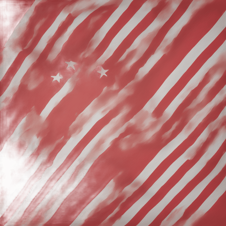 絵文字：Flag of the state of Alabama without stars