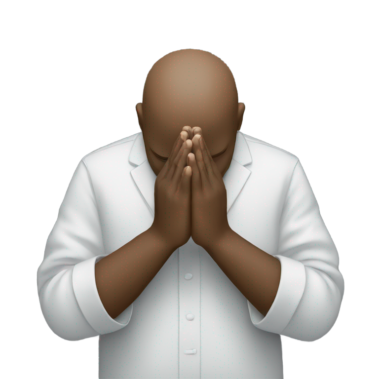 genmoji: folded hands in prayer