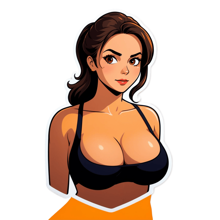 genmoji：无上装大胸女性