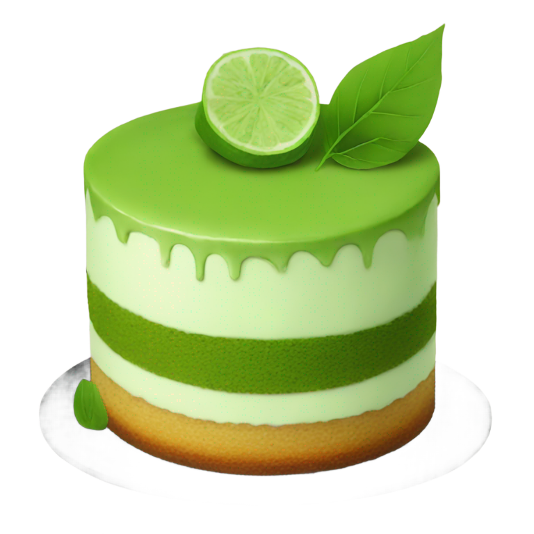 genmoji：抹茶蛋糕