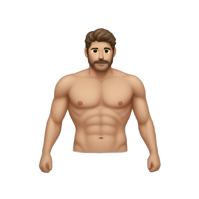 genmoji：裸男