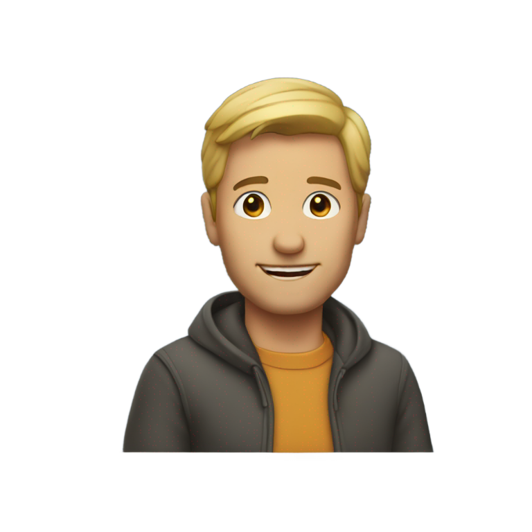 genmoji : L'homme à la fenêtre