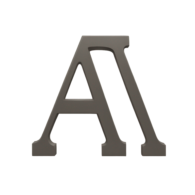 genmoji：字母A