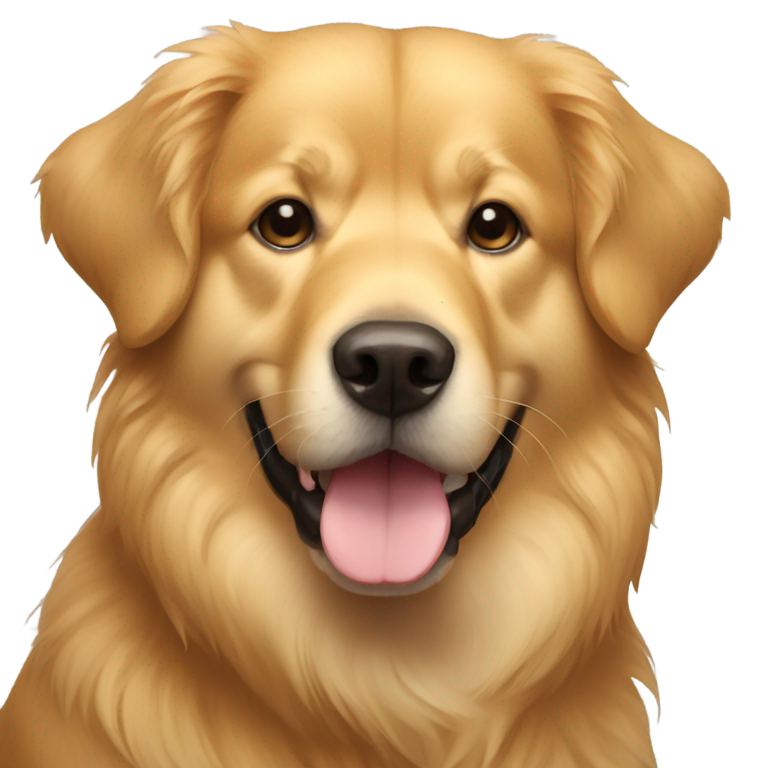 genmoji: golden retriever chow mix