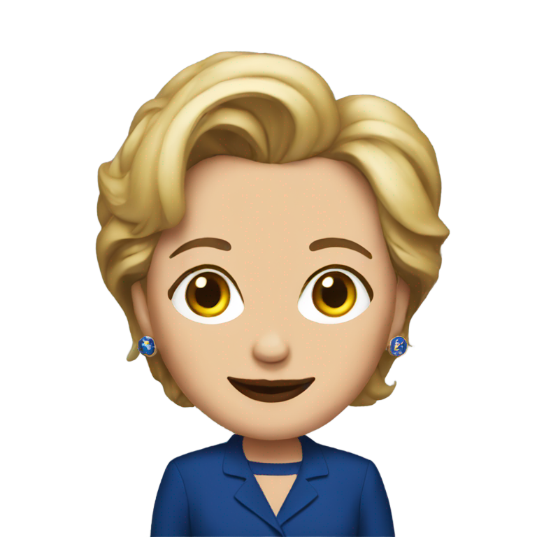 絵文字：Hillary Clinton