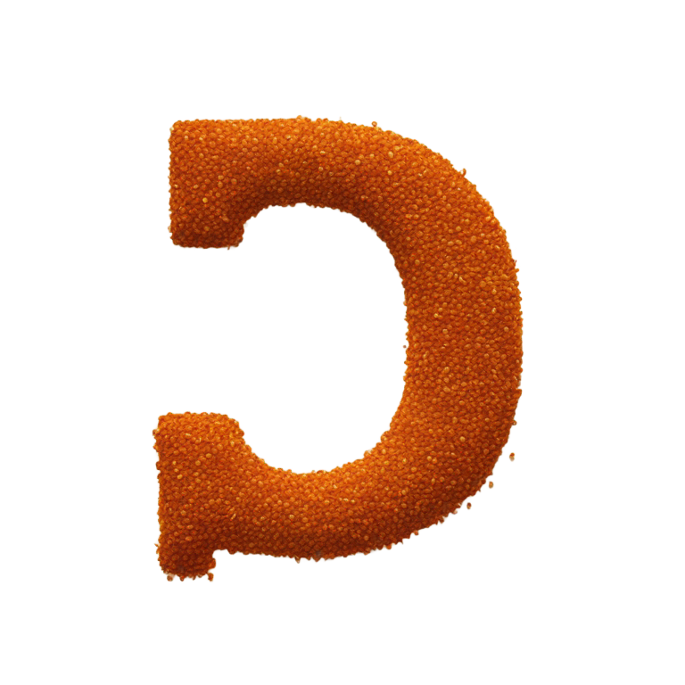 genmoji : Lettre "P" en poivre condiment