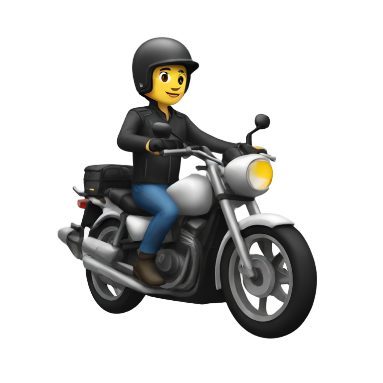 genmoji: Traffic rider