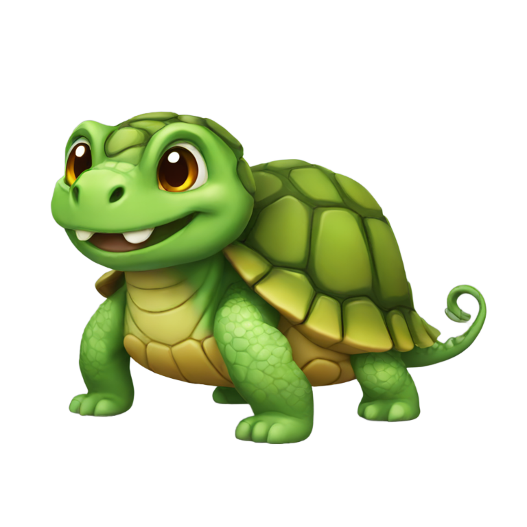 絵文字：ドラゴンタートル