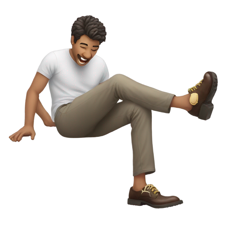 genmoji : Homme léchant des pieds