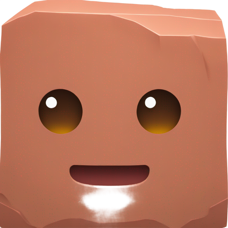 genmoji：我的世界雕刻红砂岩