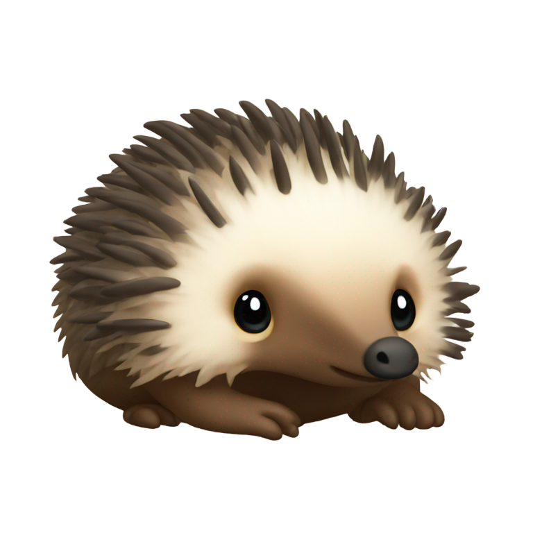 genmoji : Échidné mignonne