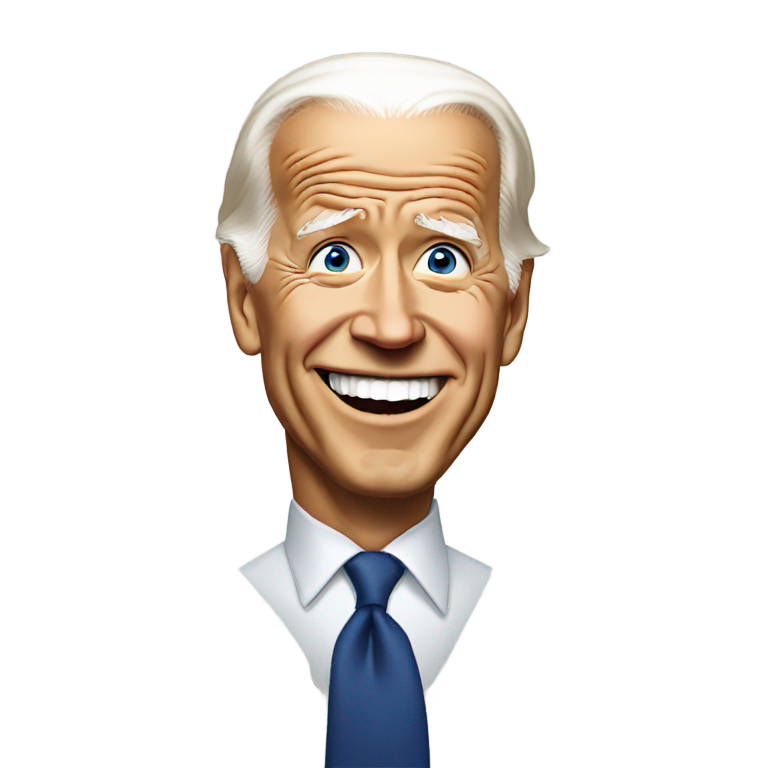 genmoji：乔·拜登眼睛凸出