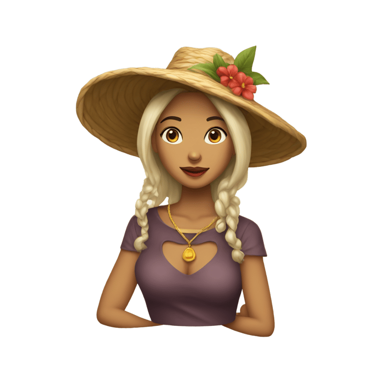 絵文字：uma senhora com chapéu de mago