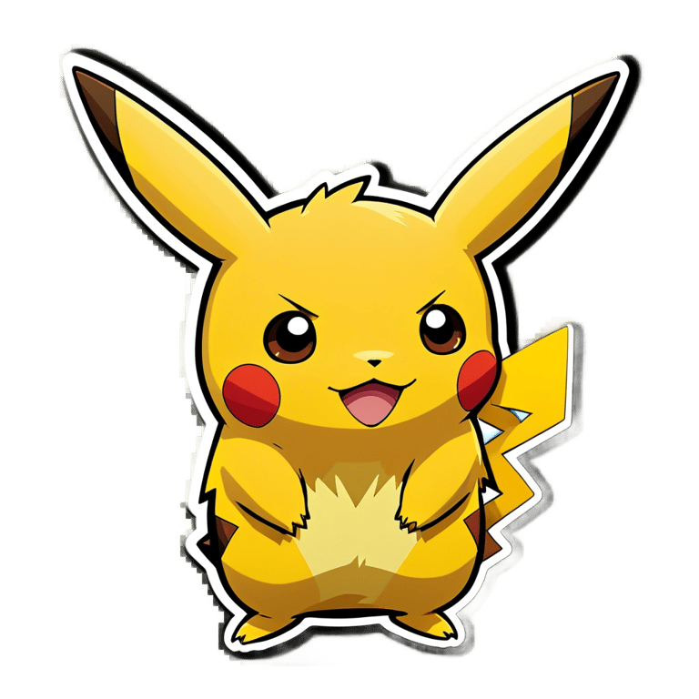 genmoji: very cute pikachu