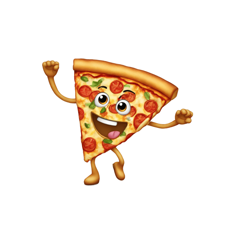 genmoji：跳舞的披萨