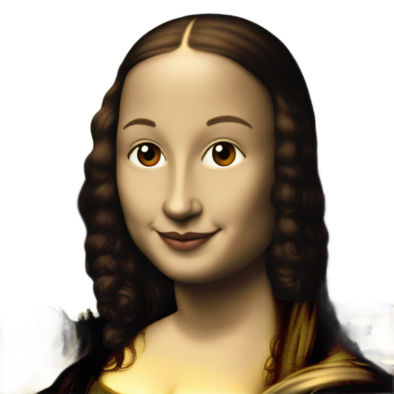 genmoji : La Joconde