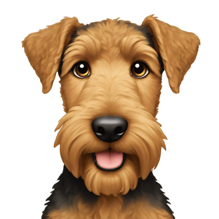 genmoji : Baby Airedale Terrier