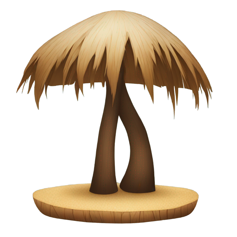 genmoji：椰子桌子