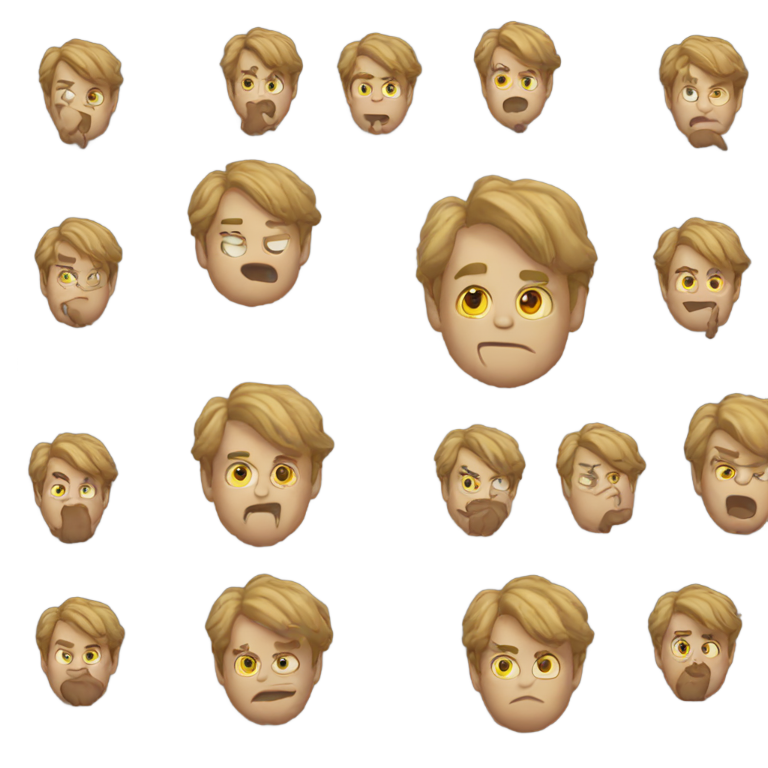 genmoji : Je te déteste quand tu pars.