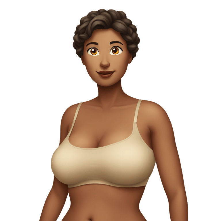 genmoji: Women with enormous breast