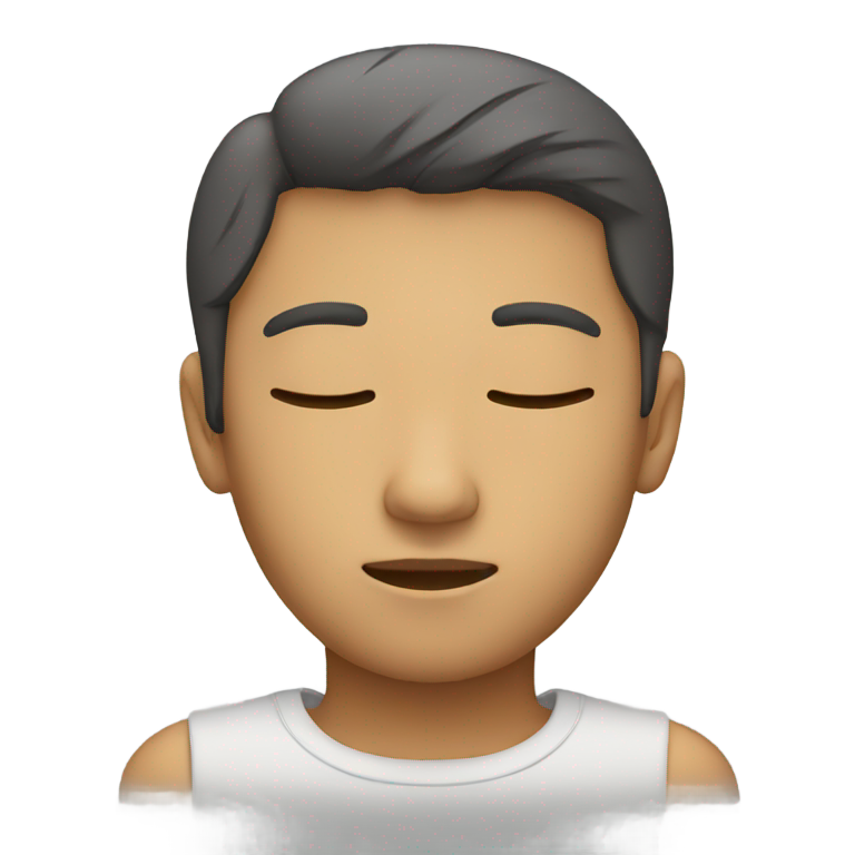 genmoji: Closed eyes