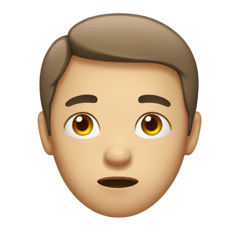 genmoji: Tired face