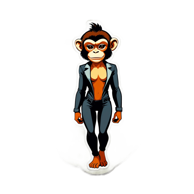 genmoji: Sexy female monkey