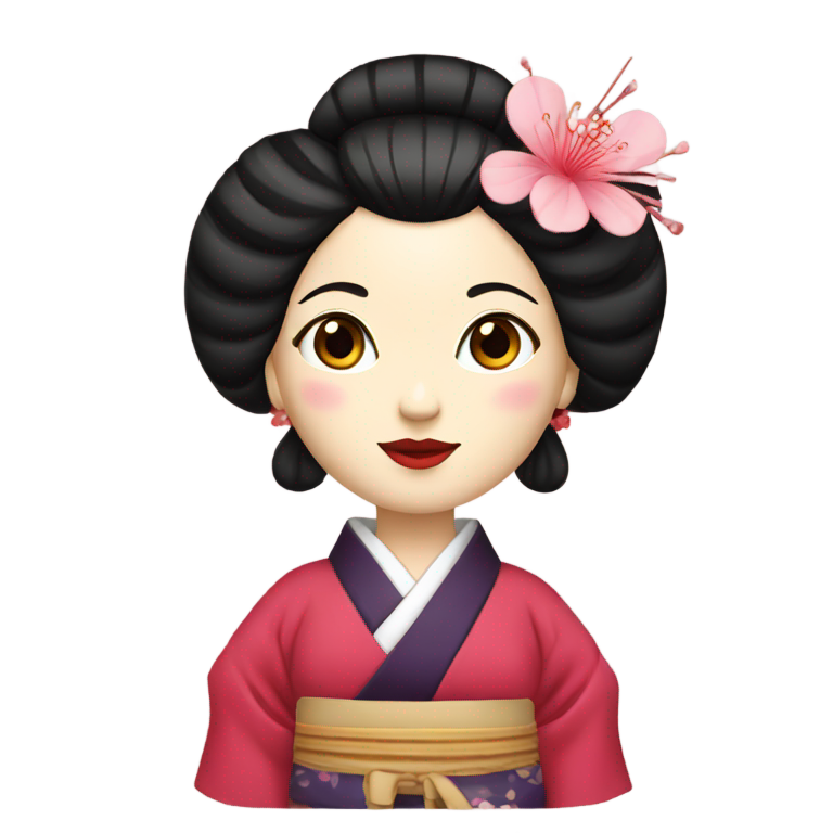 絵文字：芸者