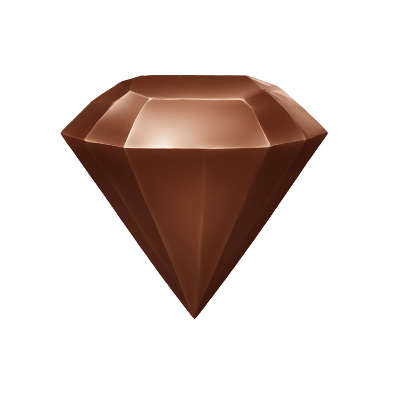 絵文字：Chocolate diamond